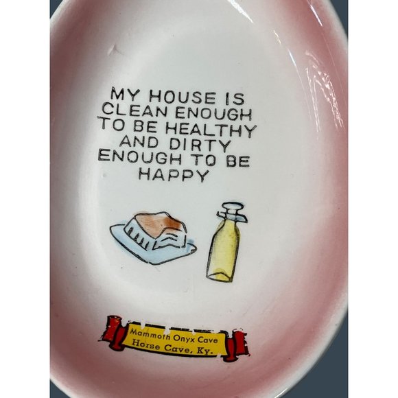 Spoon Rest Wall Hanging souvenir   My House is Clean Enough..... - Picture 4 of 10